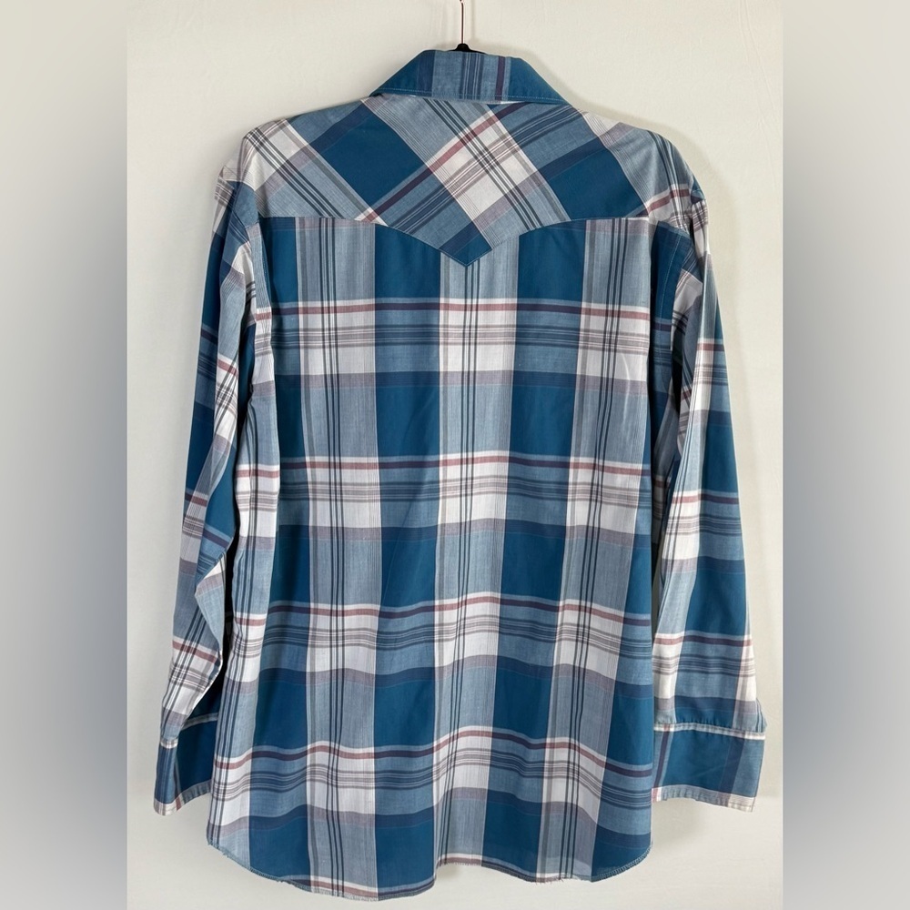 Vintage Wrangler snap button shirt • Men’s unsized - Picture 3 of 6